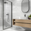 Thumbnail: Modern bathroom with neutral stone effect shades 60x120 wall and floor tiles