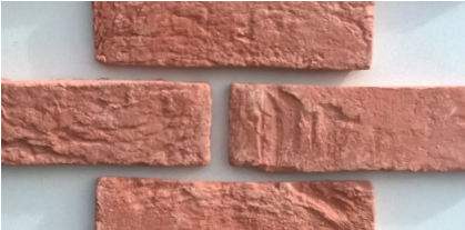 Accent Red Square Edge Brick Slips