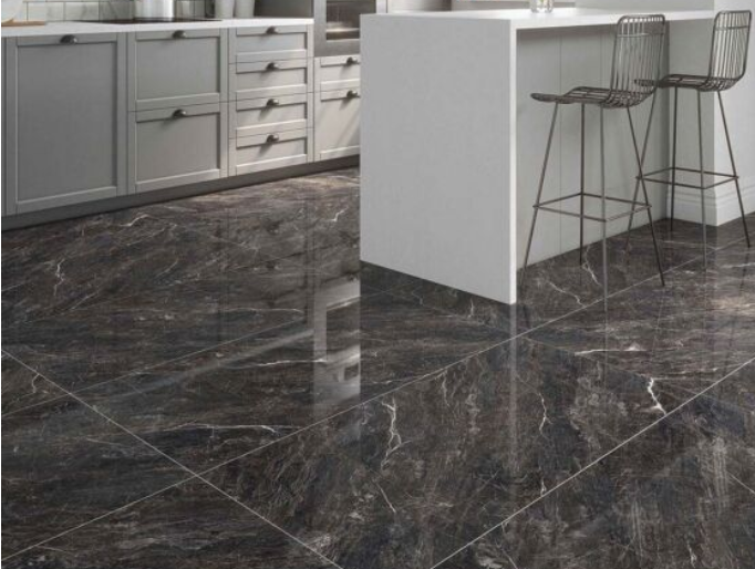 Midnight Black Zeus Glazed Porcelain Wall & Floor