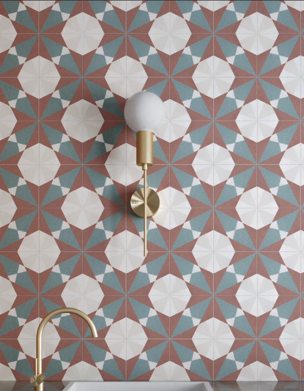 Altea Burdeos Taco Patterned Wall & Floor Tiles
