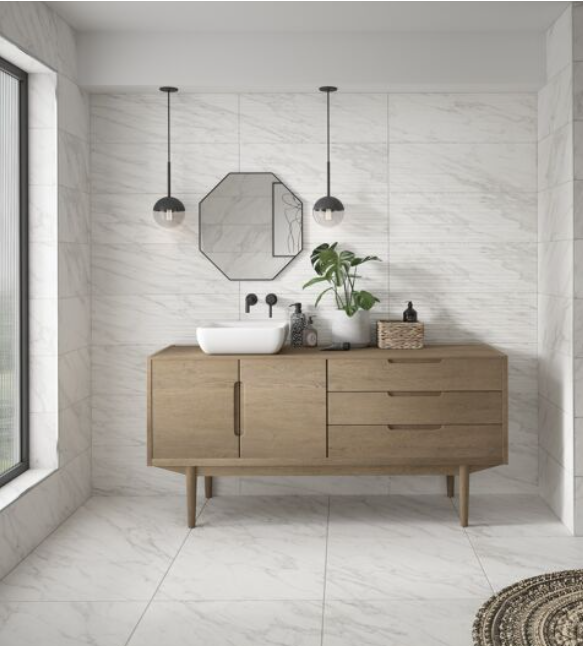 Terma White Porcelain W&F 600x600mm
