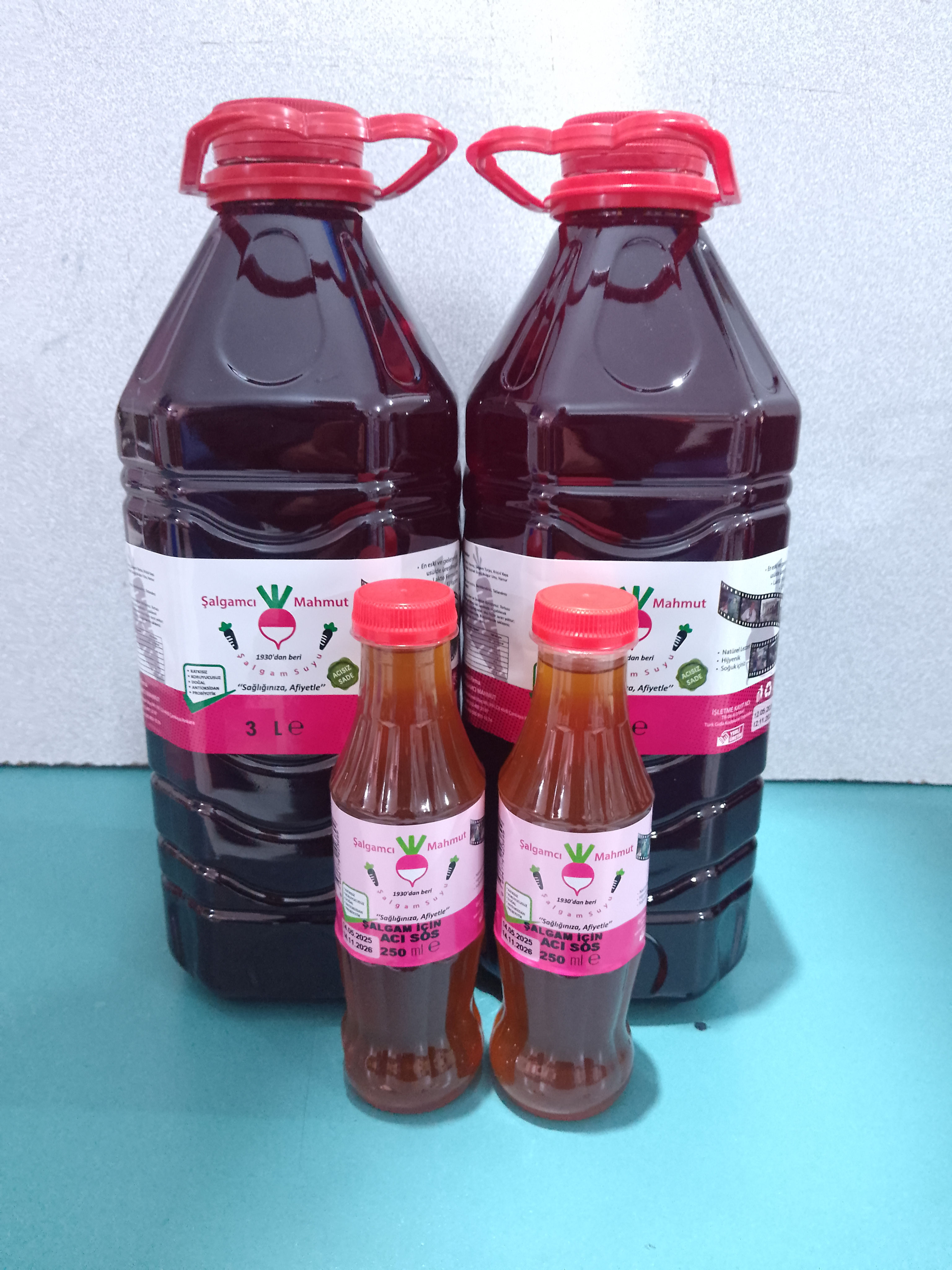 2 adet 3 Litre El Yapımı Şalgam