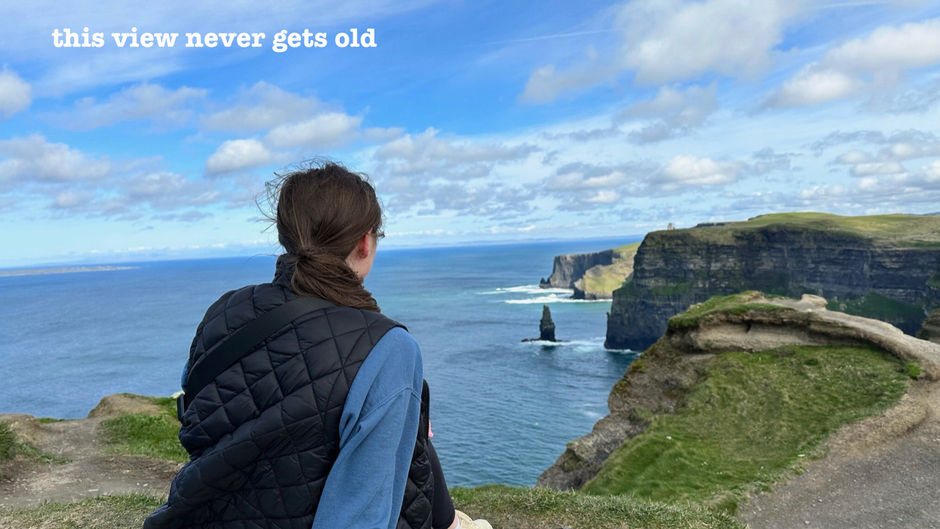 Happy days in Ireland.