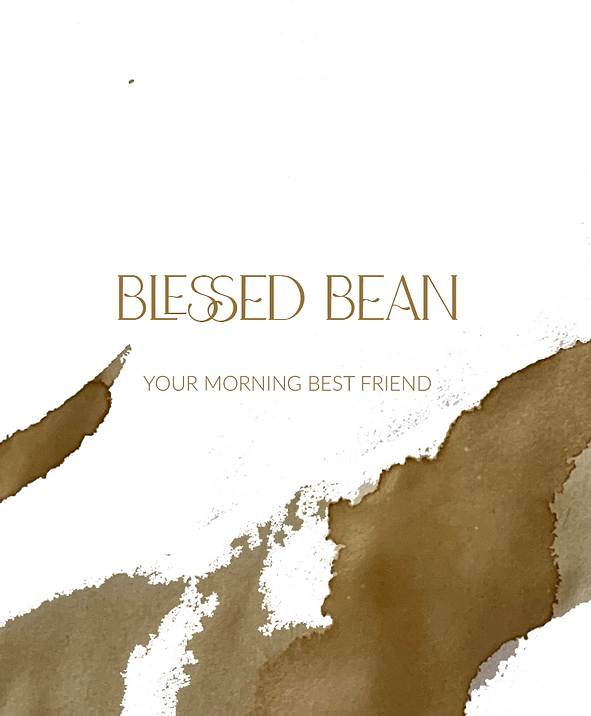 coffee shop logo with coffee stains