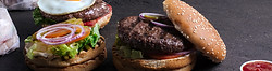 Two Delicious Hamburgers