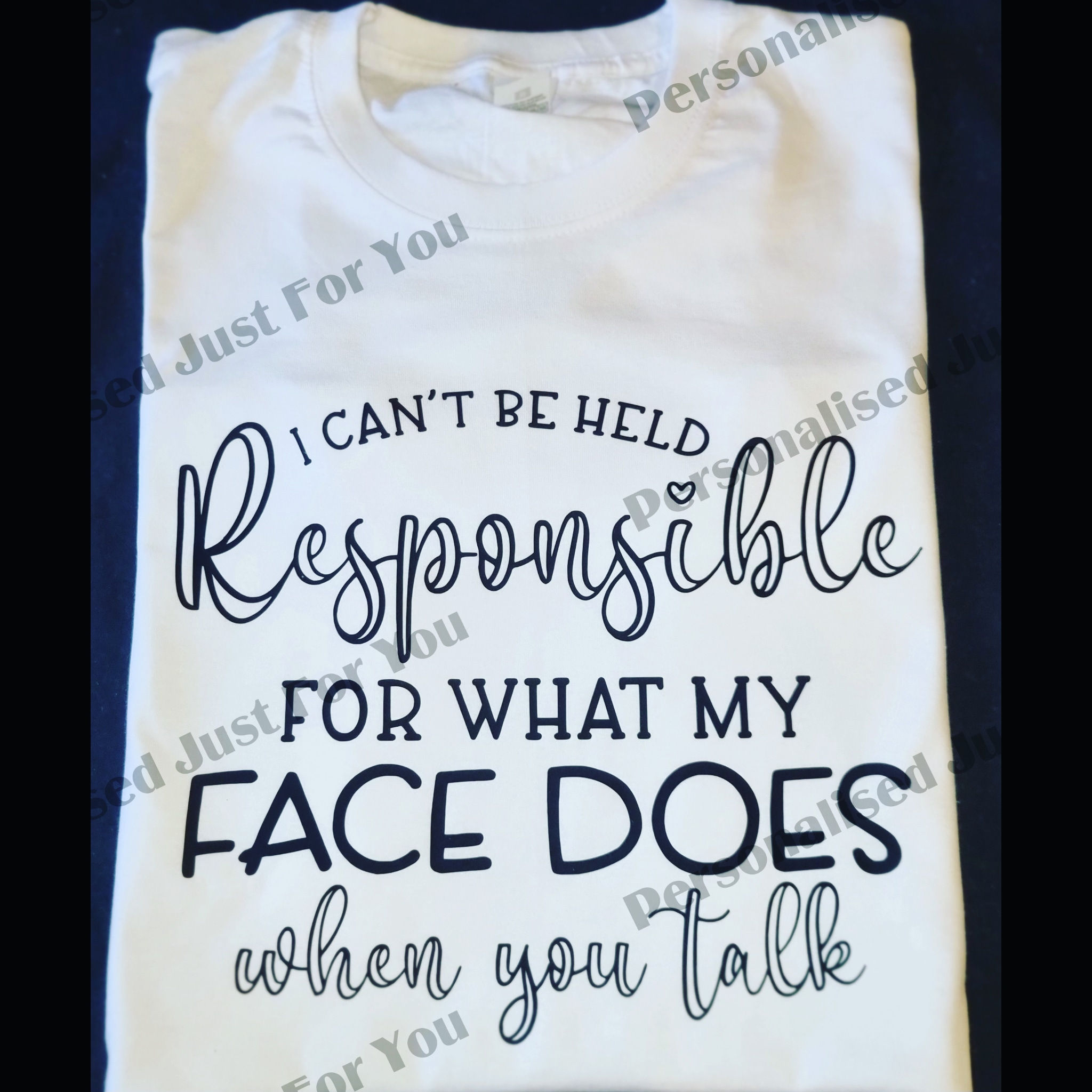 I can't be held responsible T-shirt