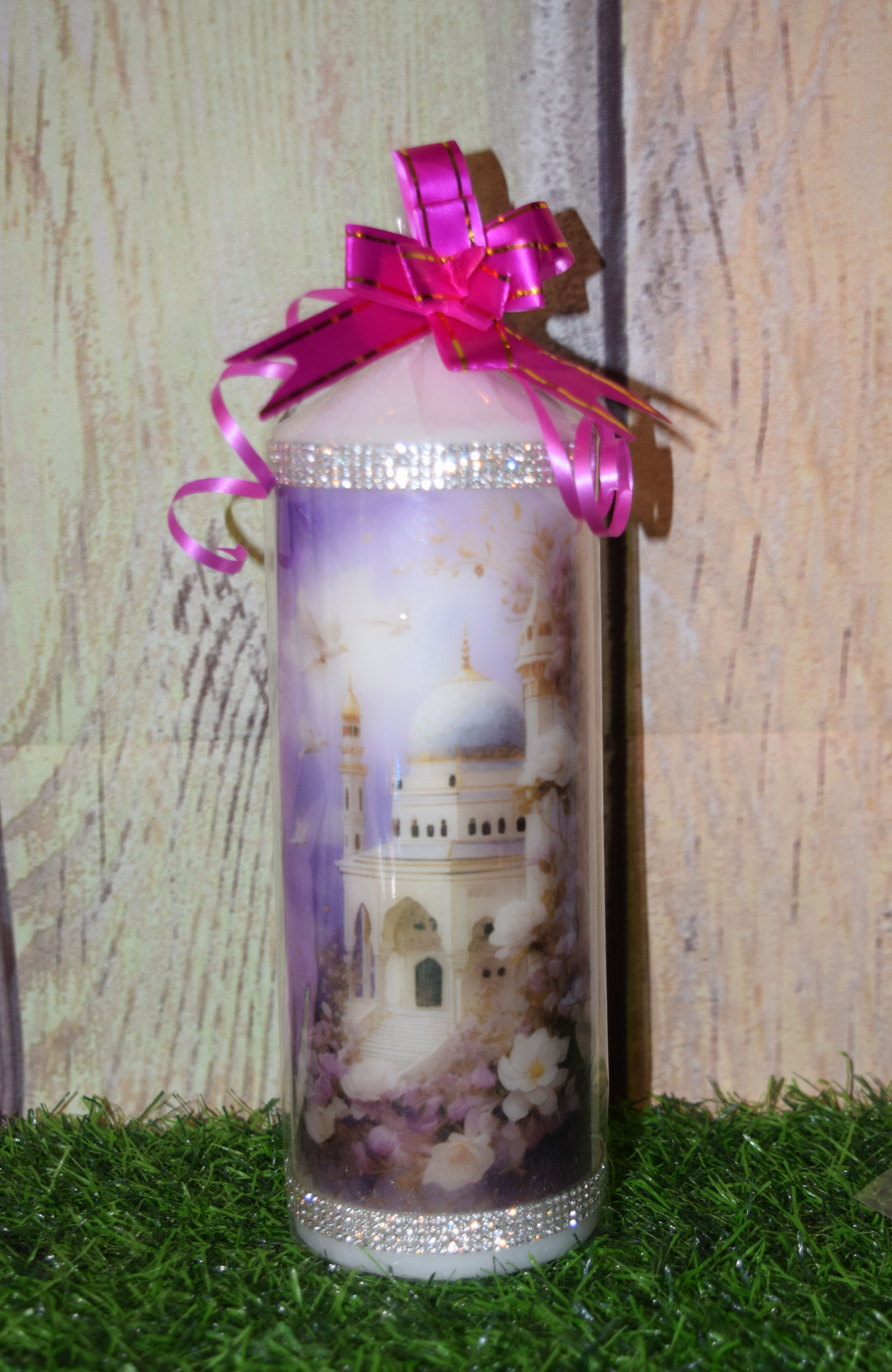 Lilac Islamic Mosque Candle