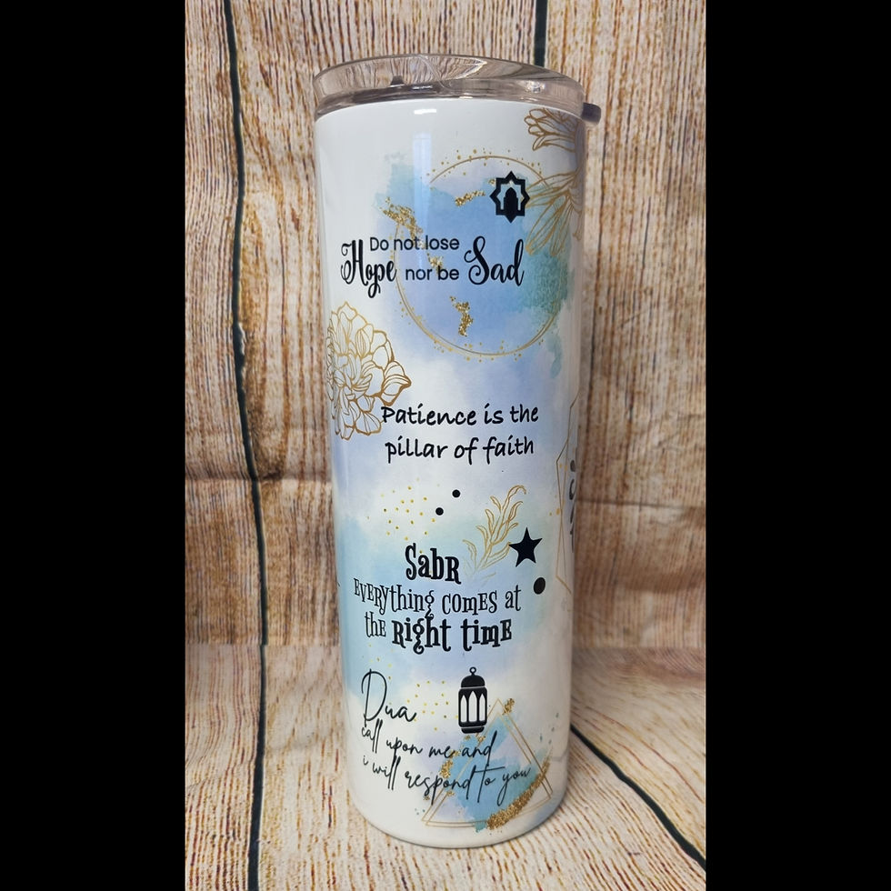Thumbnail: Blue Arabic 20oz Tumbler,