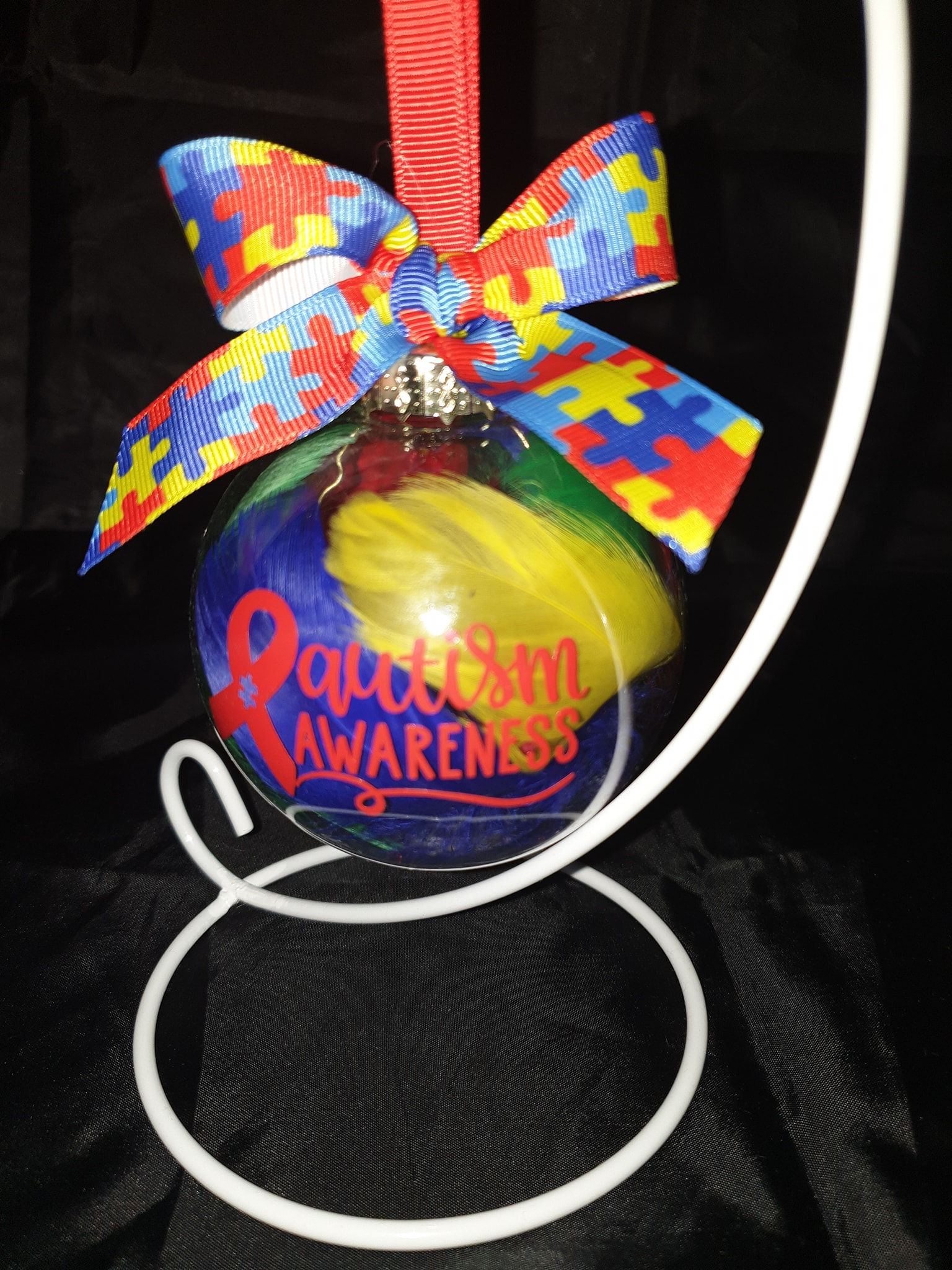 Autism Bauble With Bow