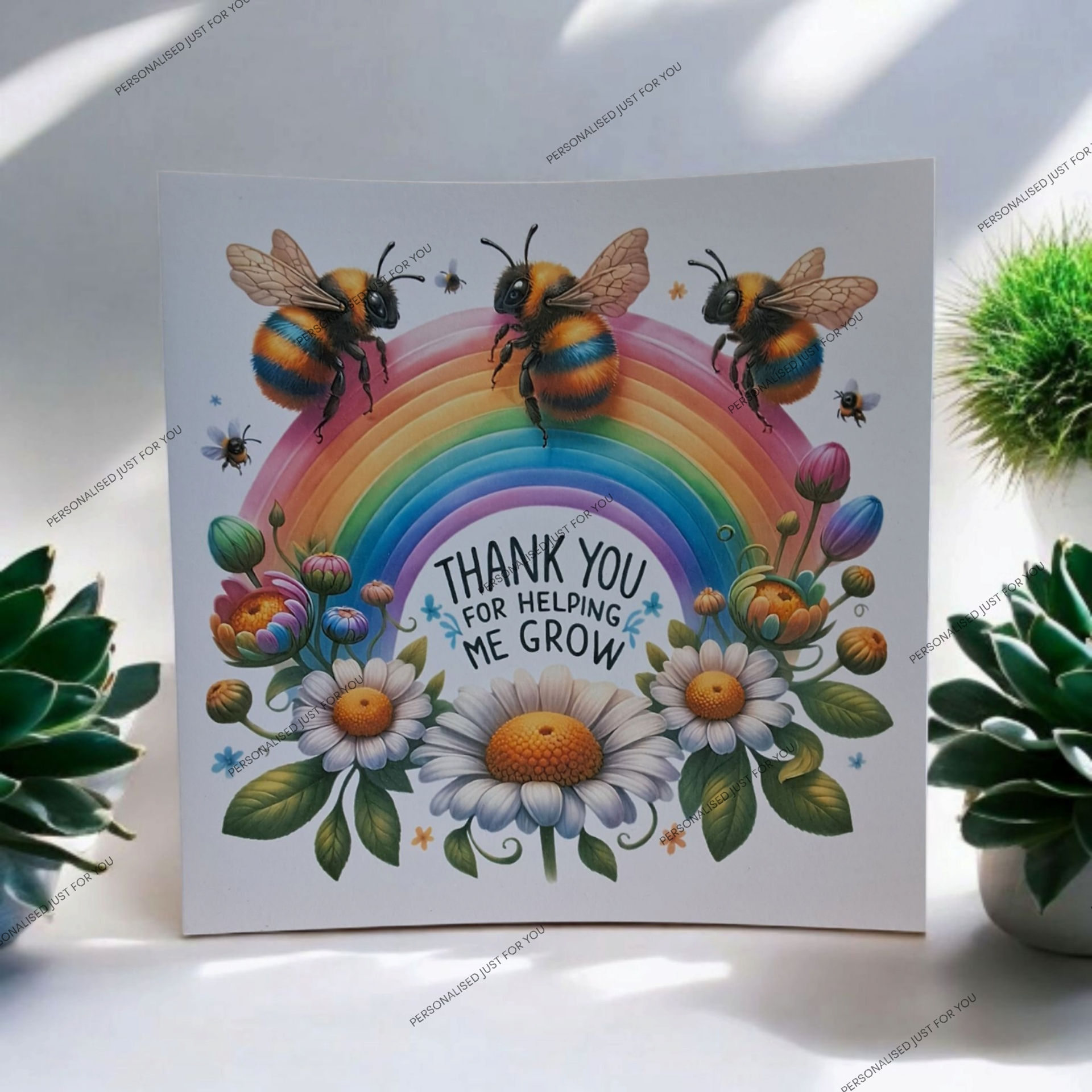 Personalised Teacher Thank You Card #1