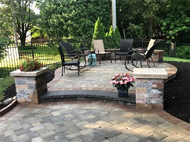 brick paver patio
