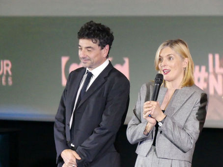Franck Courtès et Valérie Donzelli au pathé Gare du Sud lors du festival Cinéroman
