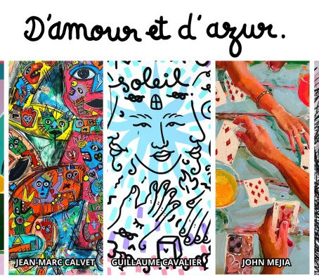 D'amour et d'Azur une exposition collective au Château de Crémat