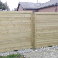 Gabions et palissades