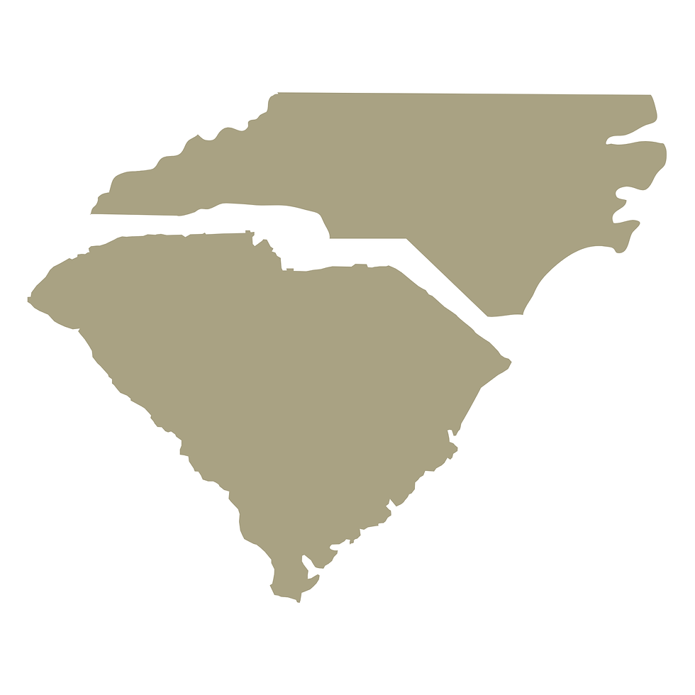North Carolina and South Carolina