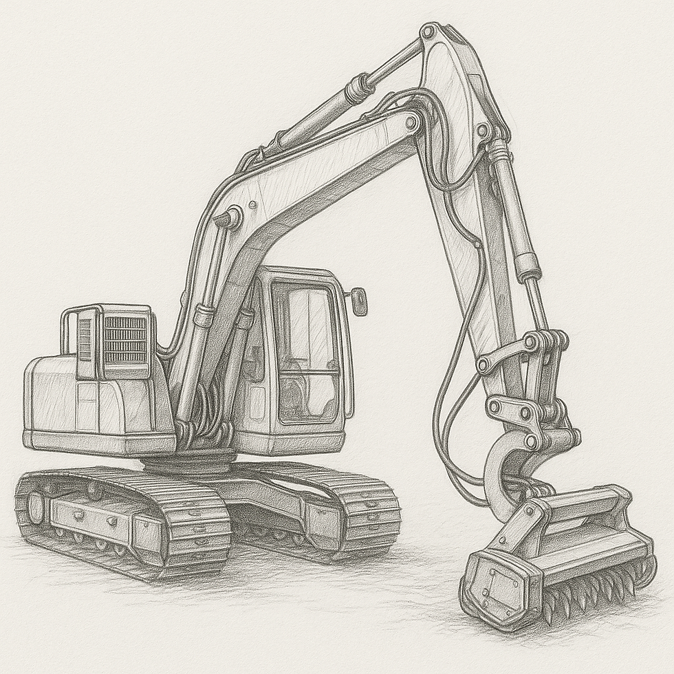 Un aéro-réfrigérant nécéssaire pour une épareuse ou un broyeur sur une pelle ?