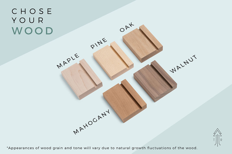 Thumbnail: NATURAL Wood Calendar holder wood calendar stand with 1/4 inch or 1/8 inch slot.