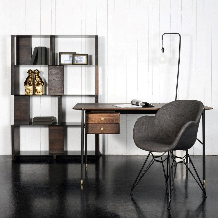 Thumbnail: FIORE armchair - dark grey