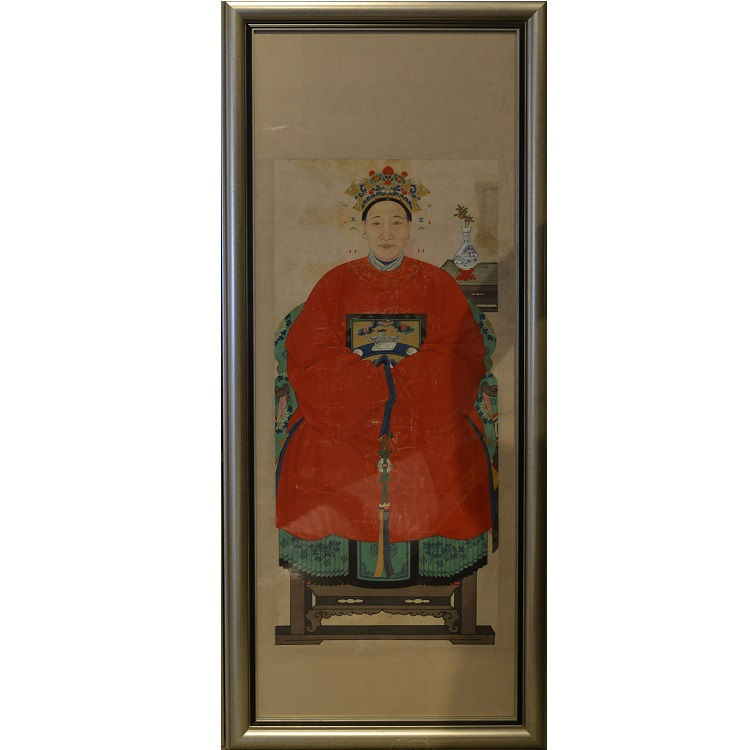 Thumbnail: FIGURES OF THE QING DYNASTY painting #7 (set of 2)