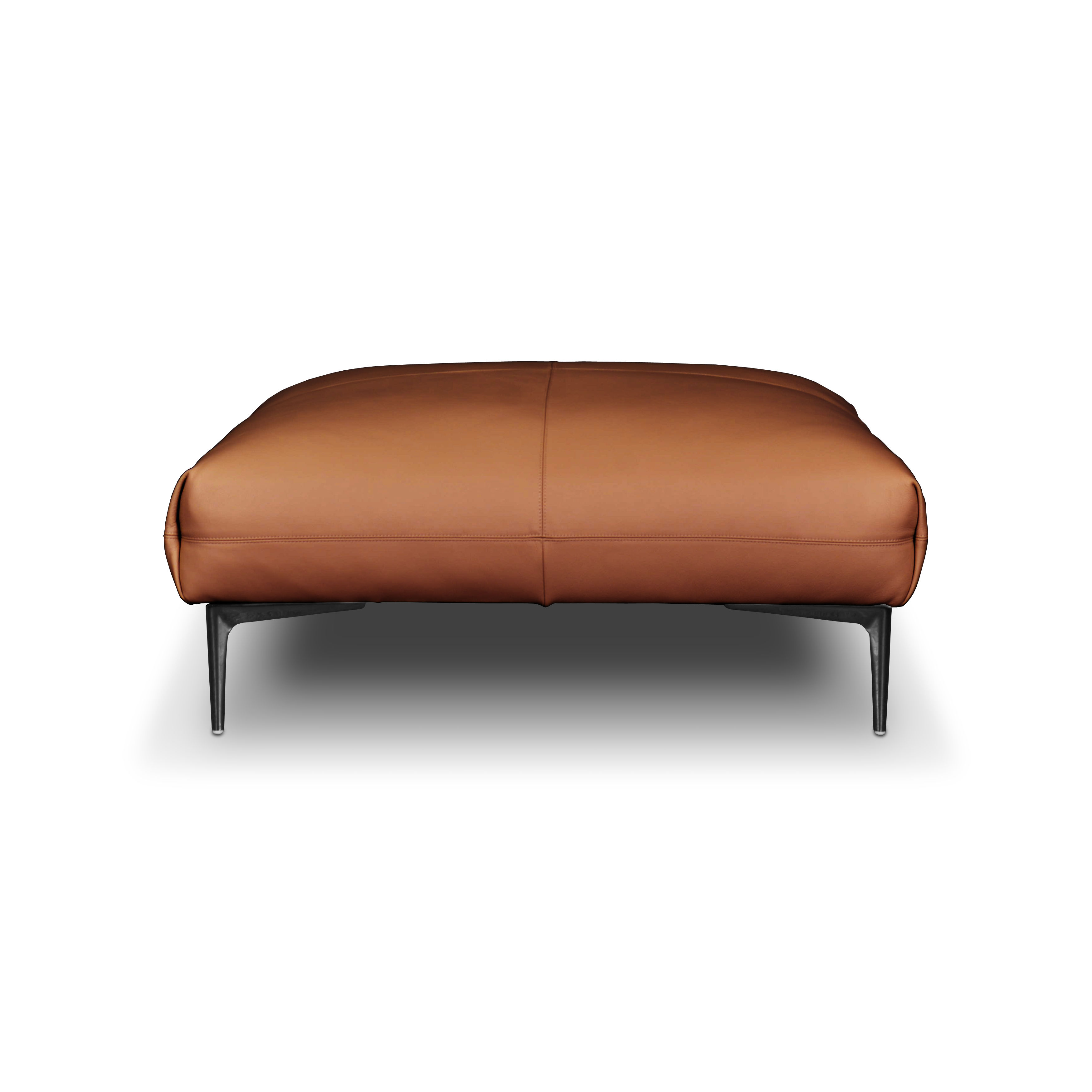 ARGO leather ottoman