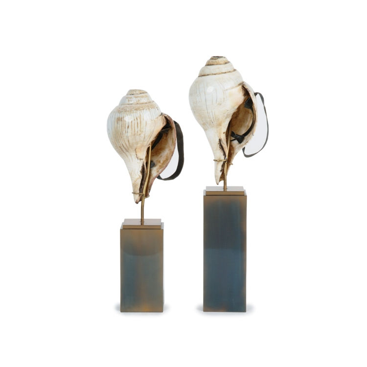 Thumbnail: OLD CONCH white , set of 2