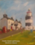 Hooks Lighthouse, 2020 oil