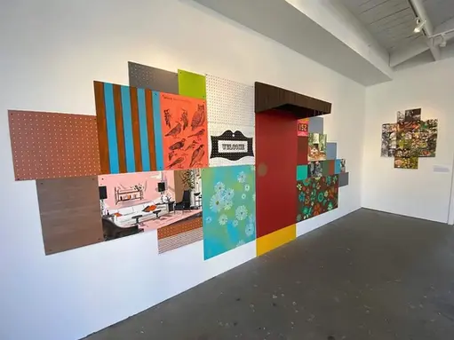 "Compass Rose" at 643 Project Space, Ventura CA. Photos by LA Art Documents