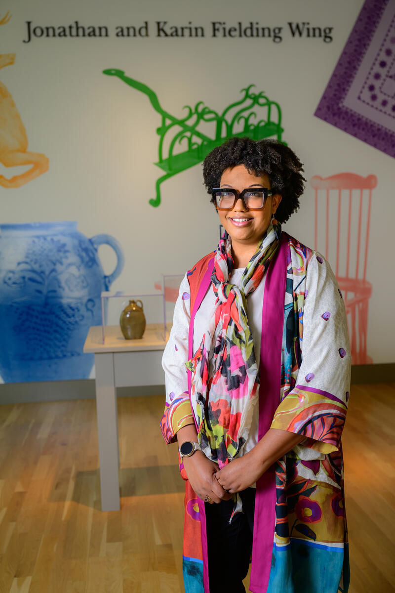 Dr. Lauren Cross, curator for Doyle Lane: Master of Clay at The Huntington