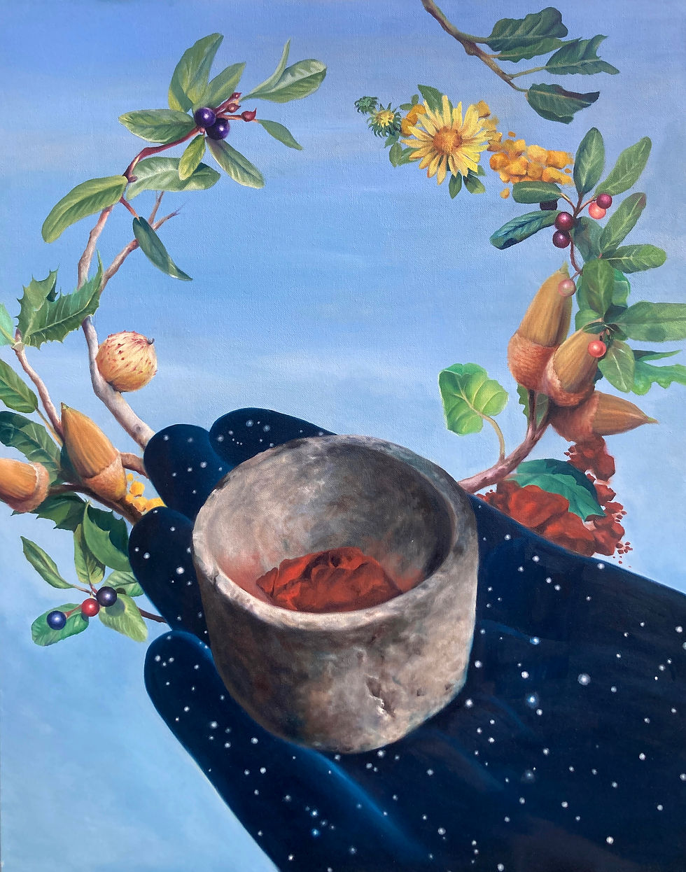 New Technology, Oil on canvas, 30 x 24 inches, 2025