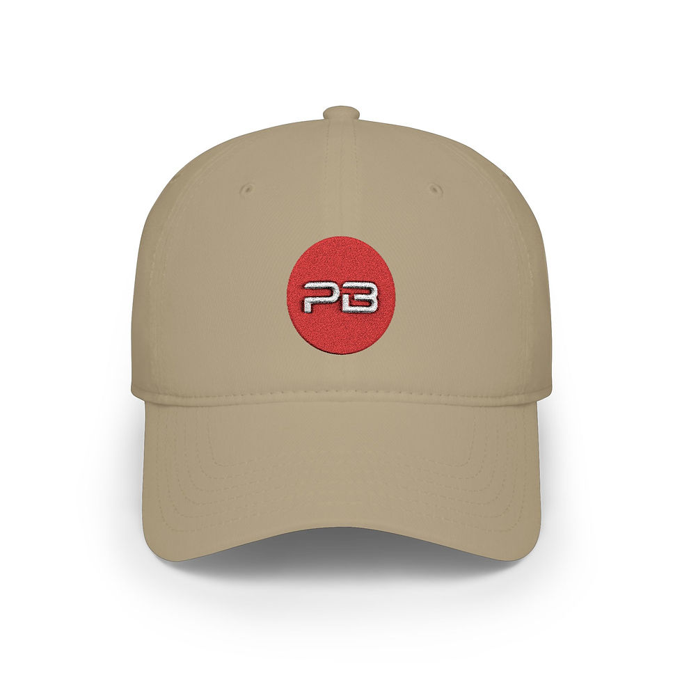 Thumbnail: Low Profile Baseball Cap (Embroidery) 