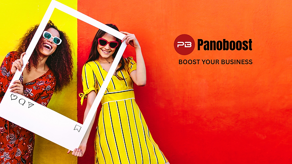 two women posing in front of camera