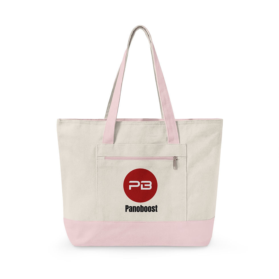 Thumbnail: Zippered Canvas Tote