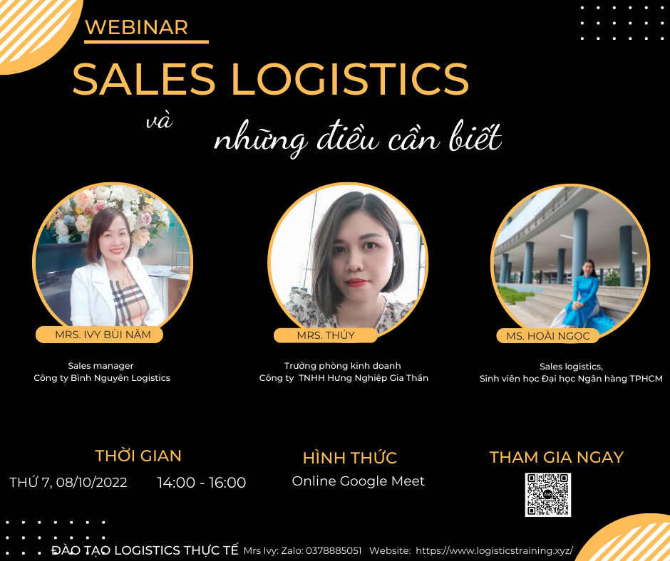 WEBINAR SALES LOGISTICS VÀ NHỮNG ĐIỀU CẦN BIẾT