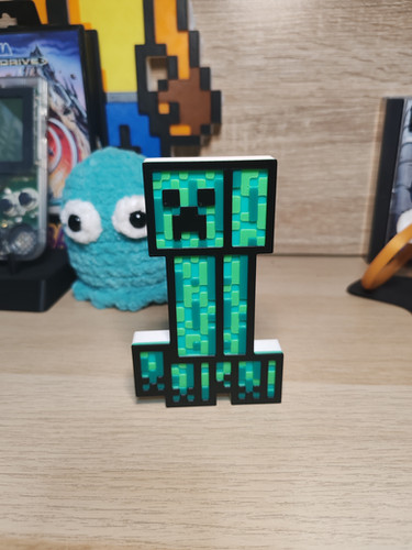 Minecraft Creeper pixel art | Mnj Design 3d Prin 1