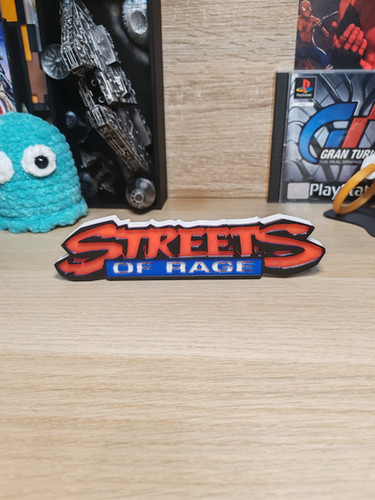 Mapaq Rage Signe Streets of Rage sign | Mnj Design 3d Prin 1