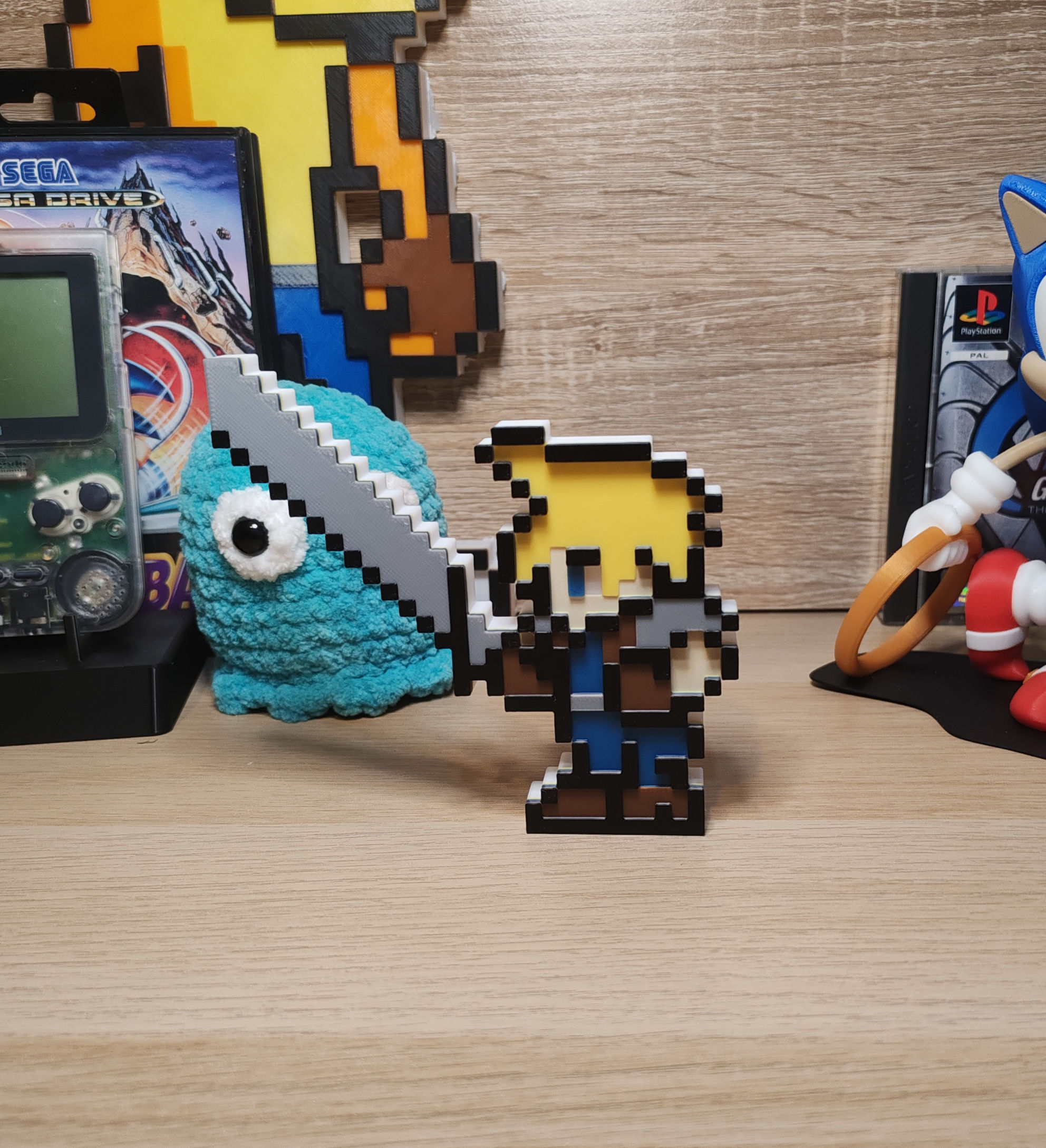 Cloud Strife Pixel Art