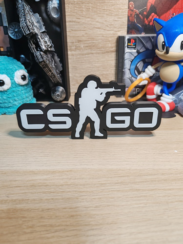 CS Go sign | Mnj Design 3d Prin 1