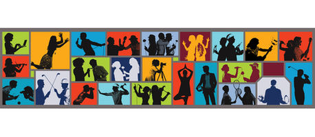 à partir d'un studio  photocall simple on fabrique la fresque collaborative, un geste collectif, un team building qui permet de mettre en valeurs les qualités, les traits de caractère des collaborateurs dans une entreprise. Un projet commun, un moment conviviale et drôle pour les participants. Une mise en avant des passions de chaque employé.  Une façon astucieuse de créer un décor dans les locaux de votre entreprise avec les salariés, mais de façon abstraite grâce à la création de silhouettes. 