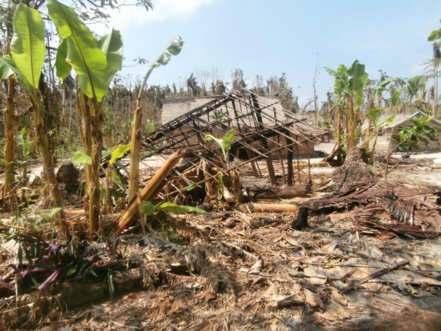 Kahula Village after the Cyclone
