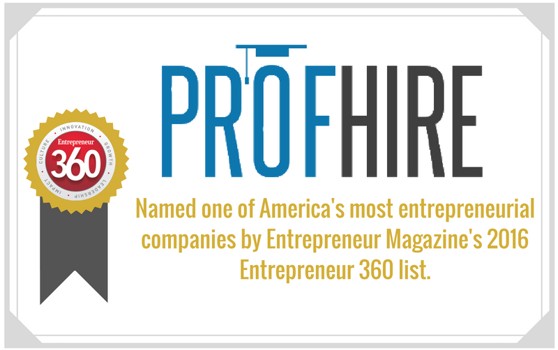 Congratulations Profhire!