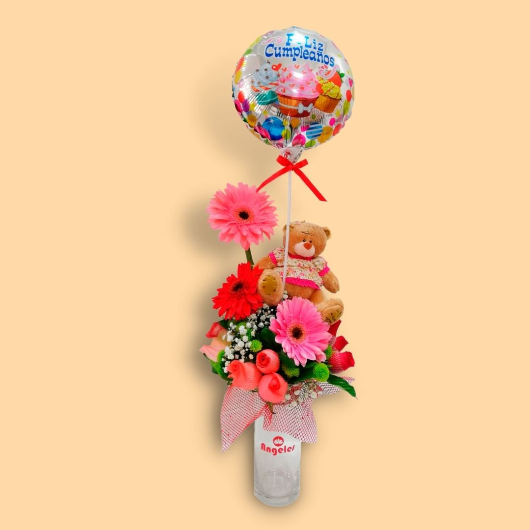 Florero Rosa