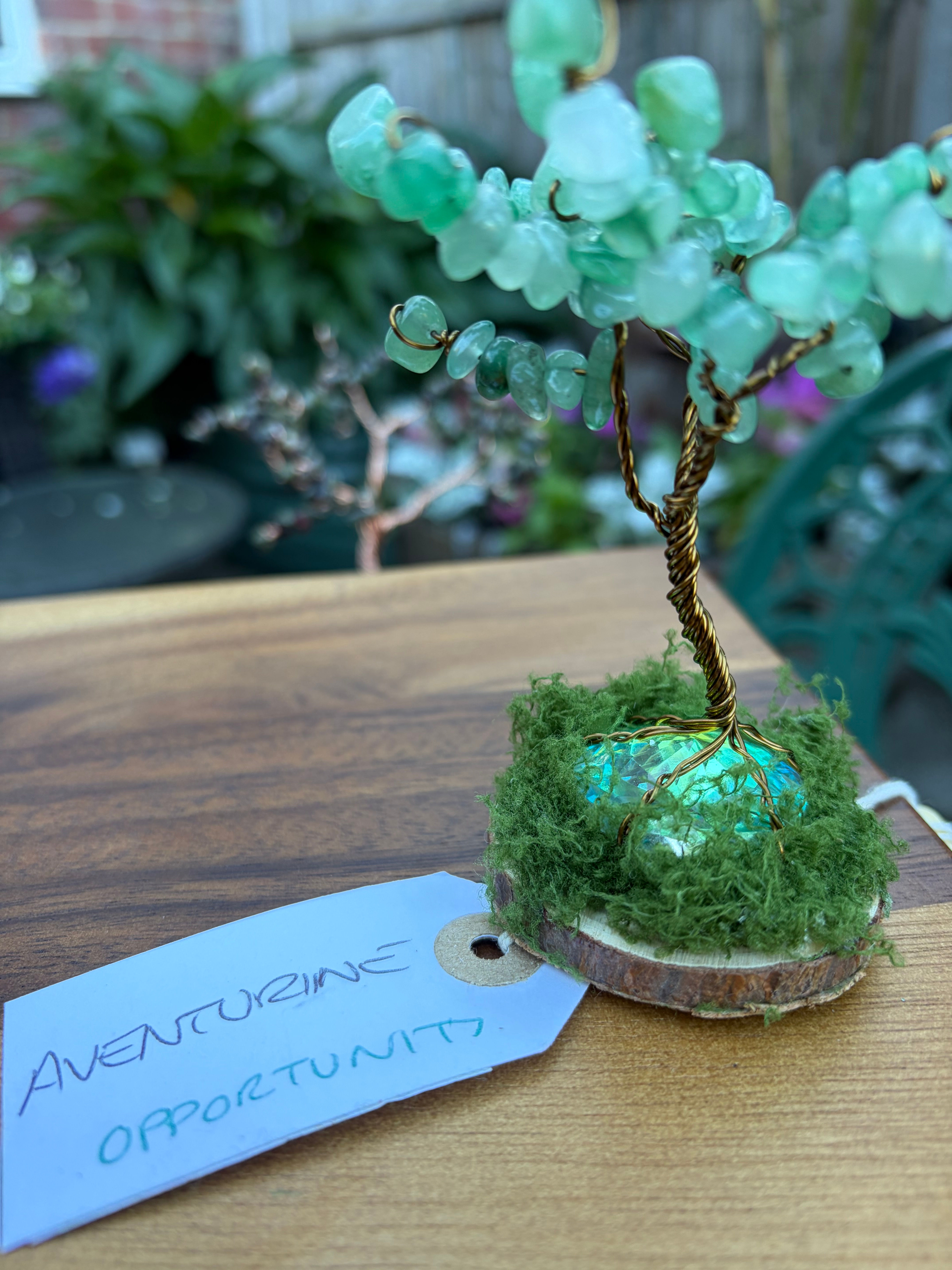 Small tree of JADE on crystal