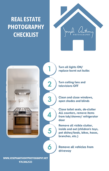 Real Estate Photography Checklist