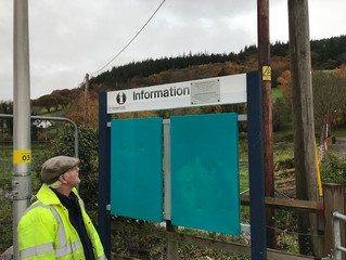 Visit to Dolgarrog station