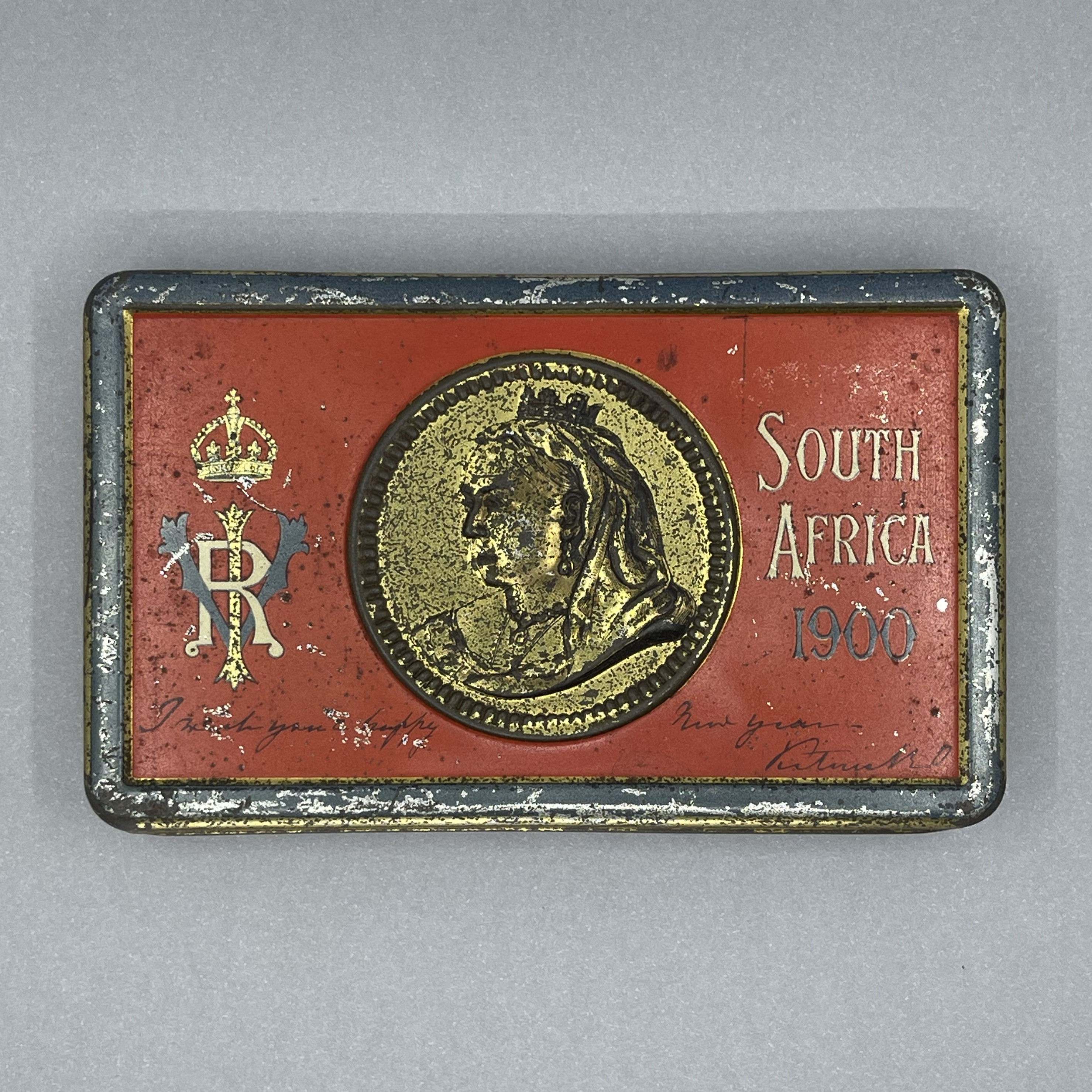1900 Queen Victoria Chocolate Tin (Boer War)