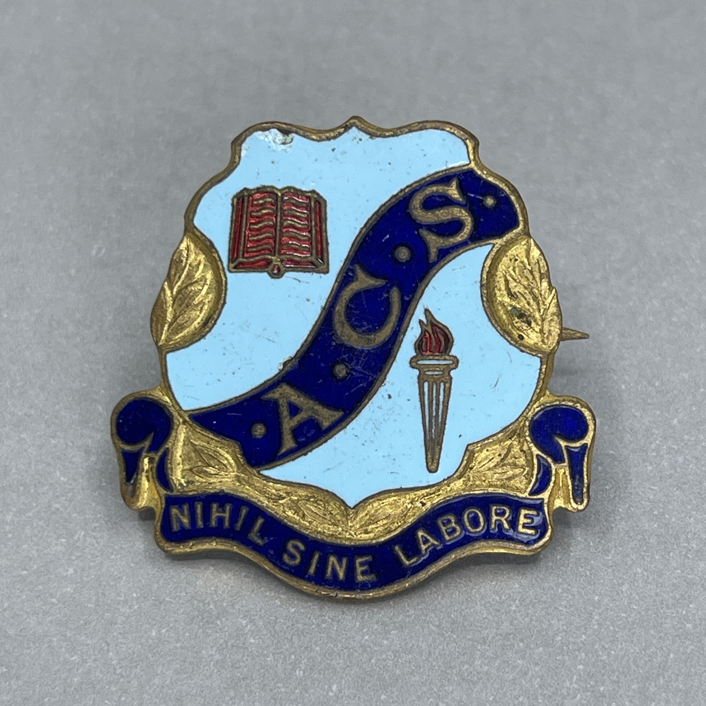A.C.S. School Badge