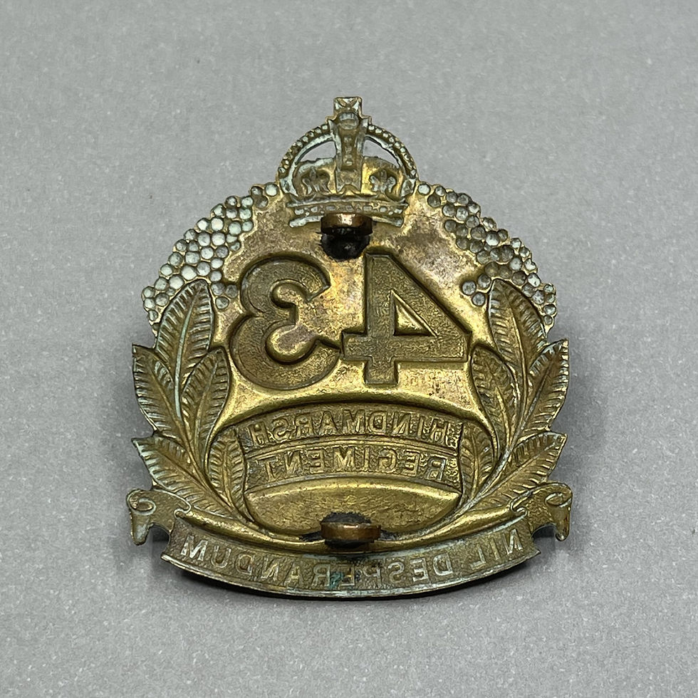 Thumbnail: 1930-42 43rd Battalion Hat Badge