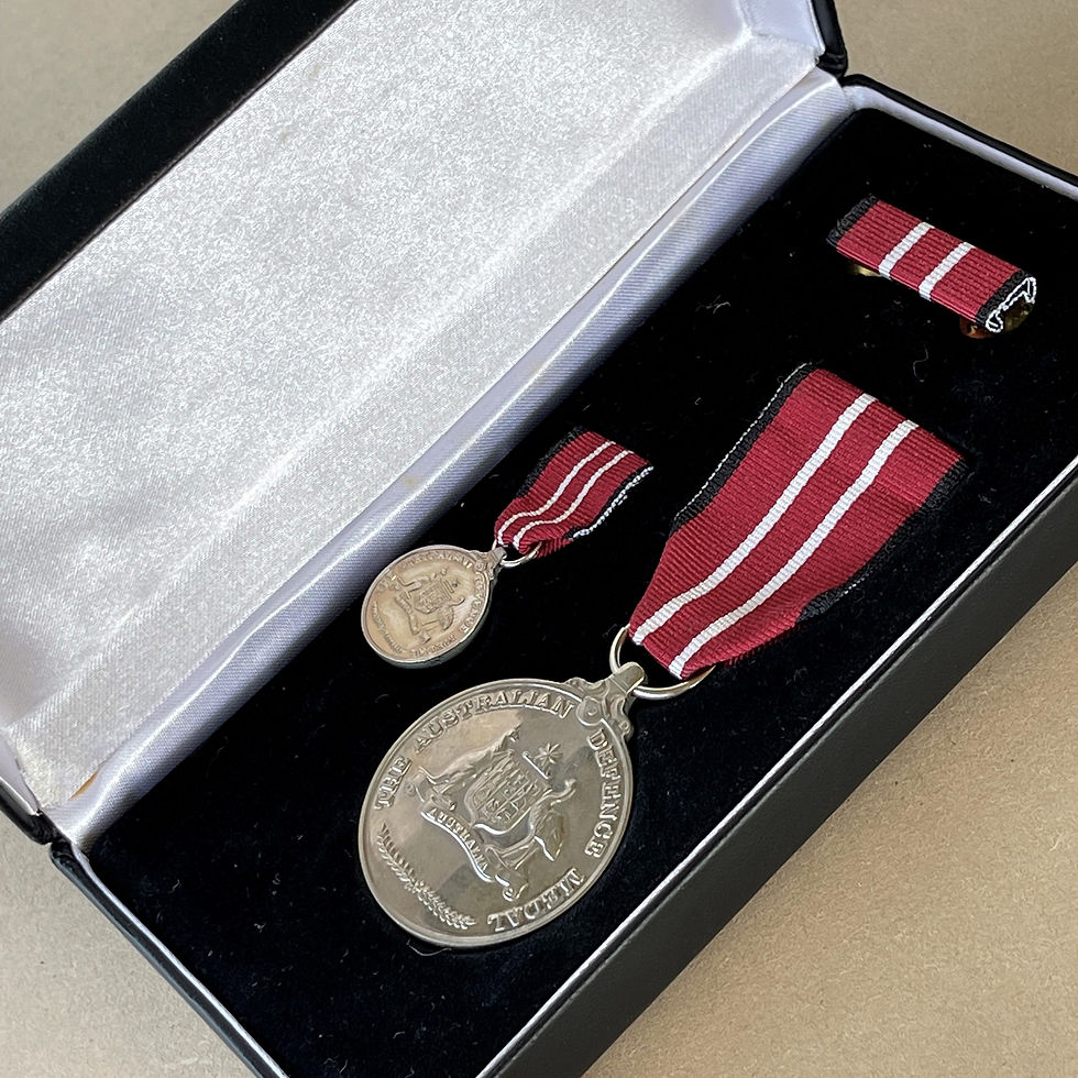 Thumbnail: Anniversary of National Service & Australian Defence Medal Pair