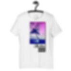 Malibu Beach Palms White Tshirt Men