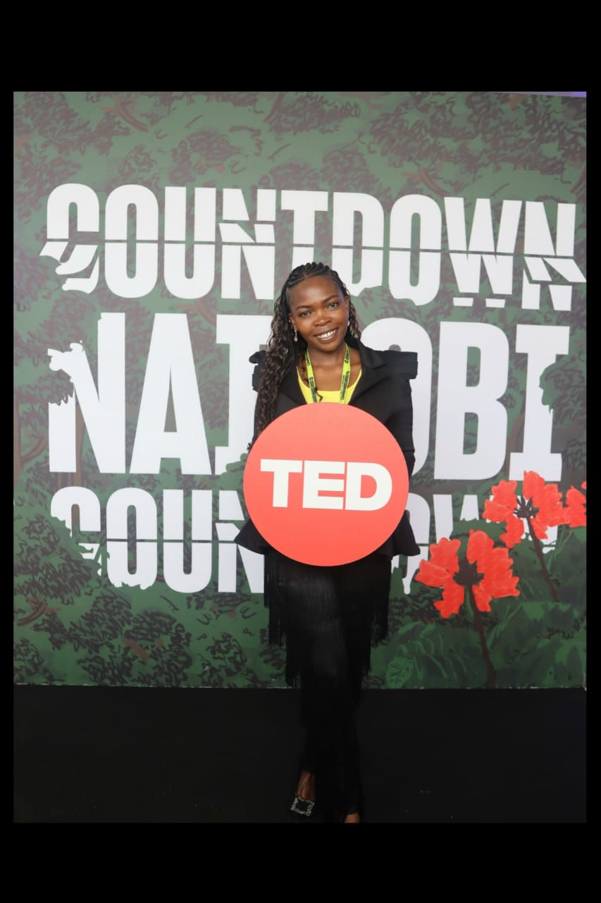 Stella Mwania, HNP Marketing Director, at TED Countdown 2025